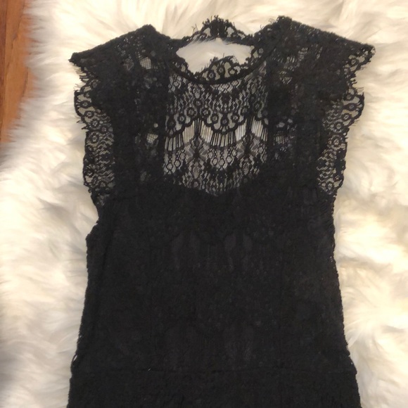 Free People Black Lace Dress - Picture 4 of 6